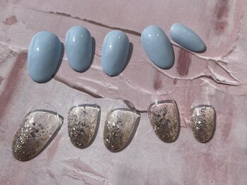 クルタネイル(KULTA NAIL)/ワンカラー・ラメグラデーション