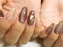 アネラ(ANELA)/ちぐはぐニュアンスネイル