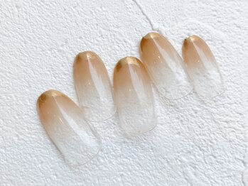 リーチェ ビューティアンドネイルサロン 大名店(Beauty&Nail Salon)/simple art ¥8600