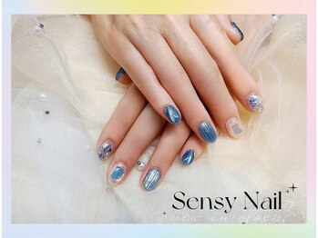 センシー ネイル スタジオ(Sensy Nail Studio)/お勧めのバカラ+氷定額デザイン