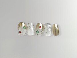 クリスマスネイル