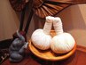 【タイ伝統の極み】　ホクホク◎ハーブボール150分　冷え性改善☆　¥14320