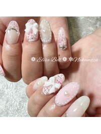 ツイード冬ネイル