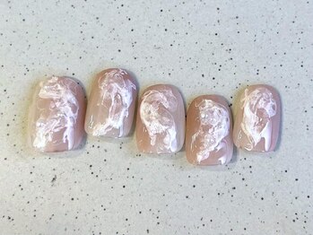 アイネイルズ 池袋店(I-nails)/ピンクホワイトニュアンス