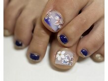 カイヤナイト(Nail Salon Kyanite)の雰囲気(手描き+3D桜!!フットバス/丁寧ケア込み!!親指2本コース♪)