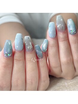 クイーンズビューティーサロン 新宿本店(Queen's beauty salon)/チップ長さ出し10本やり放題