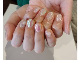 うるうるネイル　氷ネイル