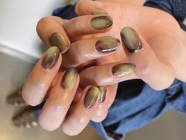 秋色ニュアンスネイル