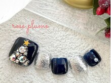 ネイルサロン ロゼプリュム/【FOOT】クリスマスネイル