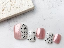 ネイルサロン&スクール ジーナ(GINA)/アニマル柄ミラーネイル