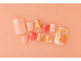 浴衣にぴったり　フットネイル