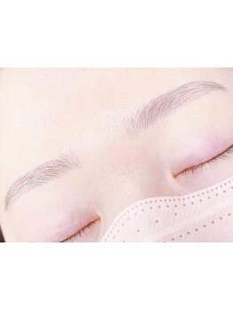 アイブロウメニューがあるサロン