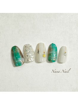 ナナネイル(Nana.Nail)/大人シックに♪クリスマスネイル