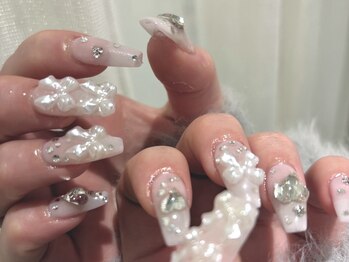 パークバイトーキョー(Park by tokyo)の写真/【カラーパーツアート・ニュアンスネイル】自分だけのお気に入りデザインが見つかる♪