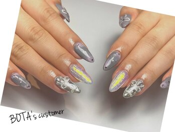 リボンネイル/オーロラネイル