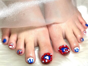 ネイルサロンブリス(nail salon Bliss)/☆にっこりミャクミャクネイル☆