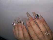 リリーブルー(Lily Blue)/ヌーディーネイル