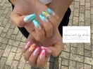 派手かわネイル/ネオンネイル