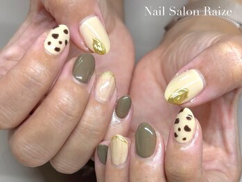 ライズ 本町店(Raize)/牛柄ネイル/オトナ女子
