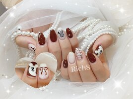 おばけミッキーハロウィンネイル