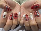 クリスマスネイル