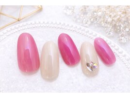 ふんわり偏光パールネイル