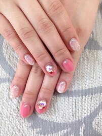 ジェルアートつけ放題¥8200