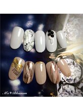 ネイルサロンアンドスクールエムズブロッサム(Nailsalon & school M's Blossom)/定額制ジェルコース￥6700