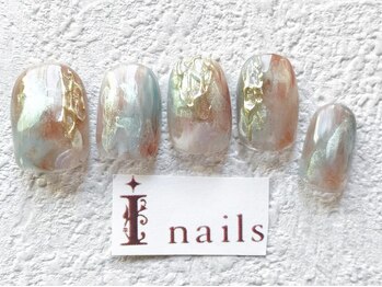 水彩オーロラ和柄和風