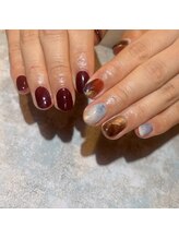 アティックネイルアトリエ(attic nail atelier)/アシメネイル★