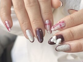 チェックネイル