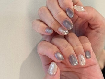 ニュアンスネイル/夜空ネイル