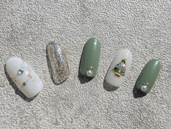 コエル(coel)/クリスマスツリーネイル