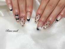 リノ ネイル(Rino nail)/エレガントドットネイル　71112