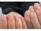 シルバーフレンチネイル