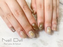ネイルドール(Nail Doll)/マグネット×ニュアンスアート