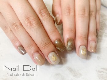 ネイルドール(Nail Doll)/マグネット×ニュアンスアート