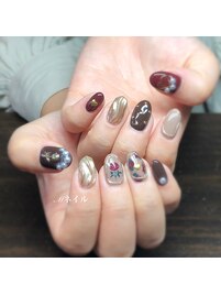 _アンティークネイル_