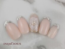 インフェイシャス 大丸福岡天神店/大人の上品お呼ばれネイル 