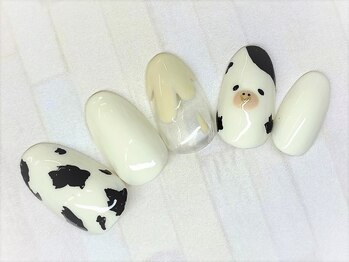 アルセア 上野御徒町店(Alcea)/干支　手描き　牛　うし