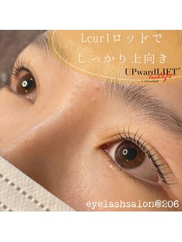 @206 バイ ヘアメイクチョコ(@206 by hair make choco)/up ward LIFT まつ毛パーマ