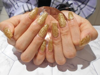 ネイルサロン グレイス(Grace)/【スカルプ】ラメワンカラー