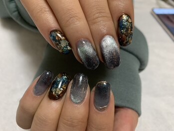 ネイル フィエルテ(Nail Fierte)/Black nuance