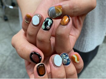 カーティシーネイルズ(curtisii NAILS)/立体ニュアンス