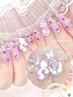 ★迷ったらコレ★【ハンド/4本アート】持ち込み◎4本つけ放題+simpleアート