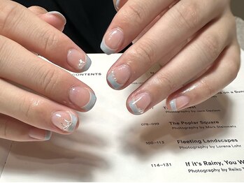 デューネイルスタジオ(dew nail studio)/ブルーフレンチ
