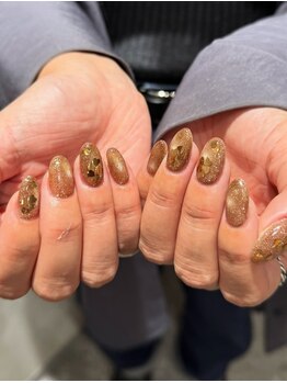 ロミー(Rommy)/マグネットハートホロネイル