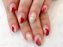 ネイルサロンアンドネイルスクールアートローズ 町田店(Art Rose)/ぬりかけネイル