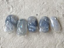 アイネイルズ 梅田店(I nails)/塗りかけオーロラしずく￥9200