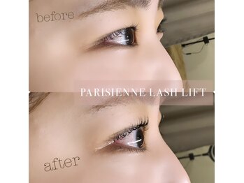 レリーアイラッシュ(lelie eyelash)/パリジェンヌ☆ビフォーアフター